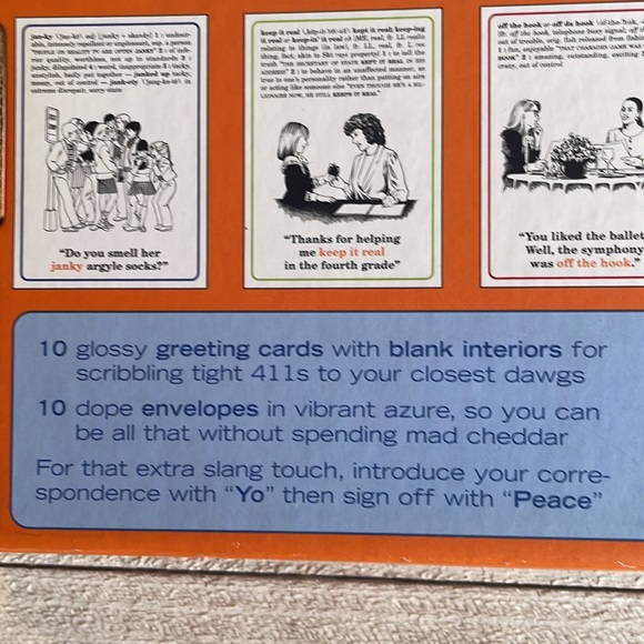 🧡SLANG Flashcard Greeting Cards, Set of 10 - Picture 5 of 7